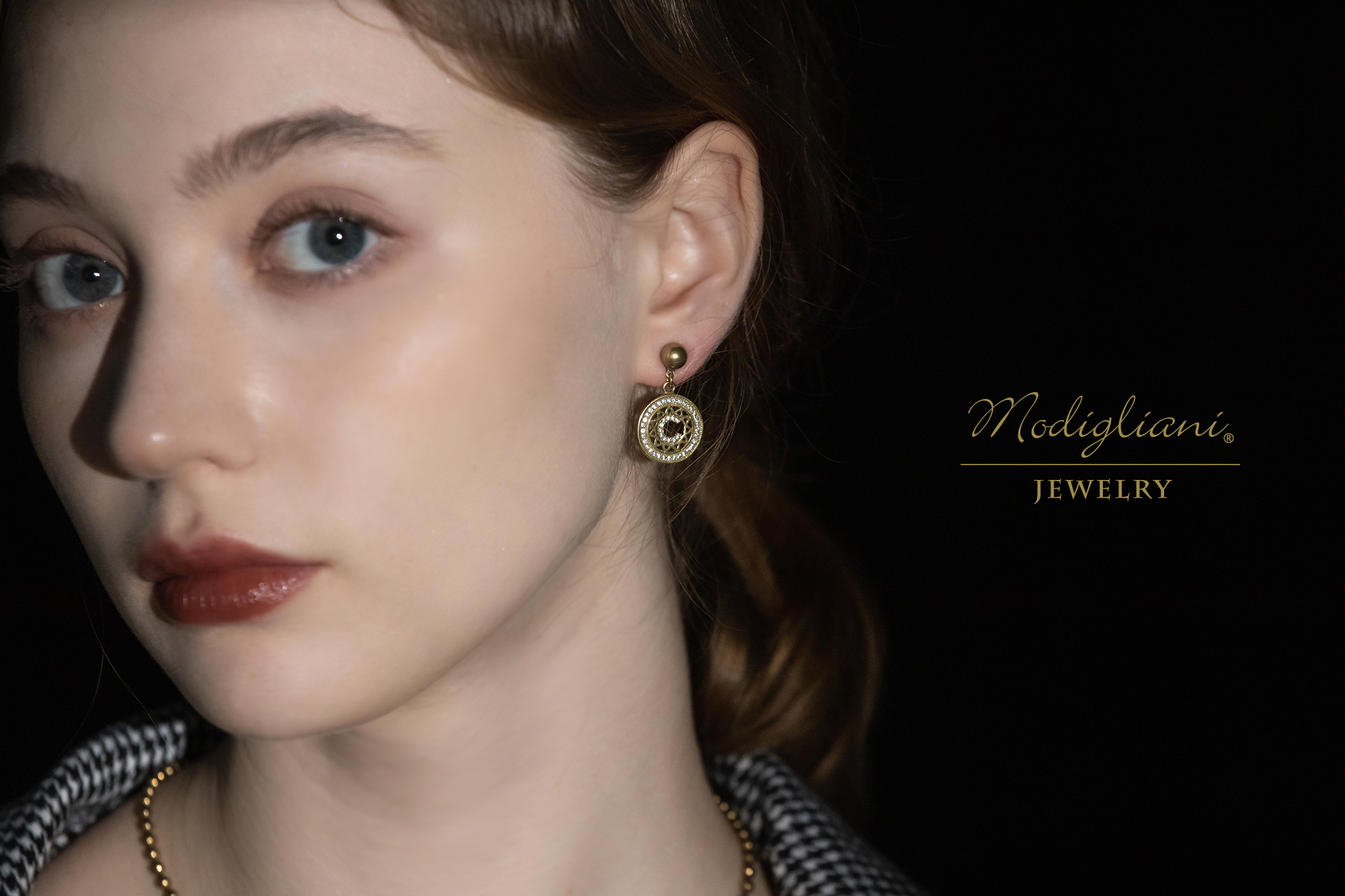 魅光圖騰英文字母耳環