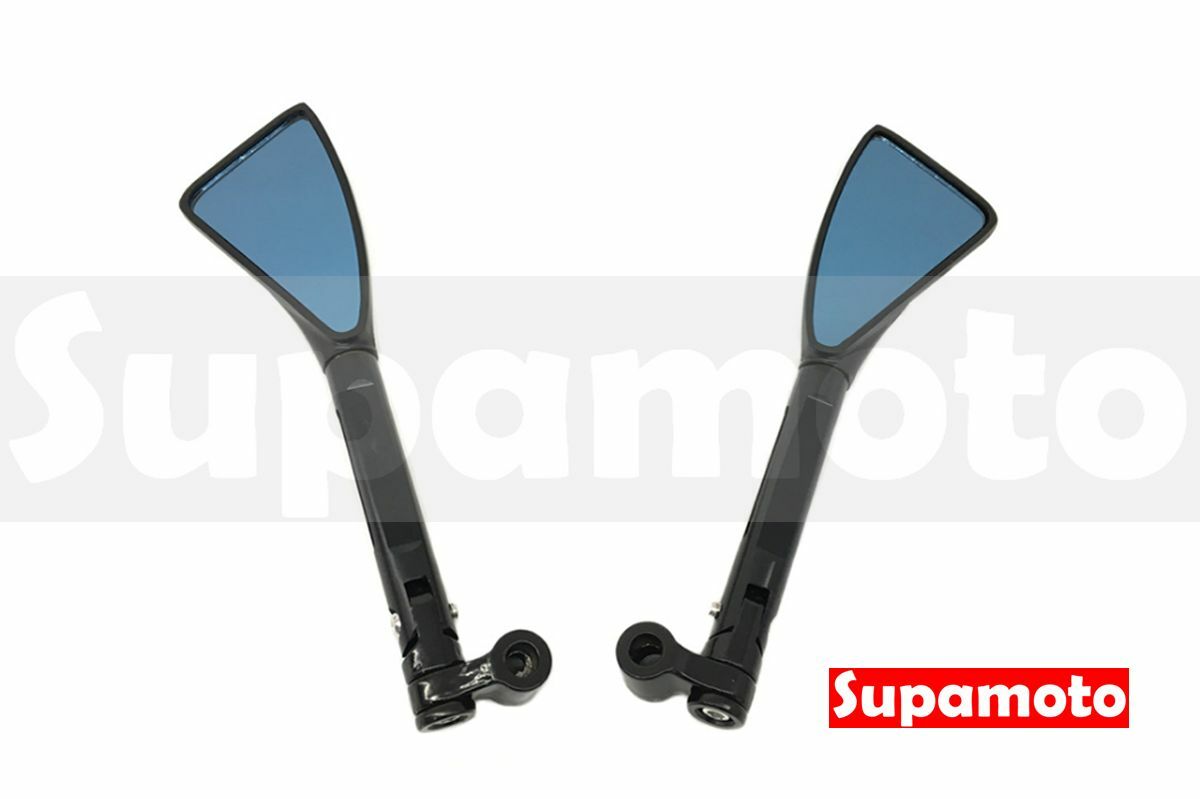 -Supamoto- M72 斧頭 長版 三角 全鋁合金 CNC 髮絲 後照鏡 後視鏡 光學 防眩目