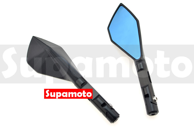 -Supamoto- M76 CNC 短版 後照鏡 鋁合金 後視鏡 檔車 街車 通用 改裝 六角