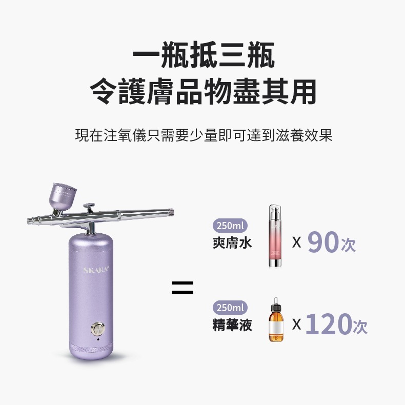 SKARA納米仙紫水光注氧儀