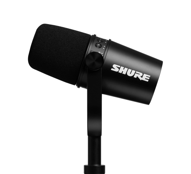 Shure SHURE MV7-K-BNDL 含manfrotto 腳架組 Podcast Kit 人聲麥克風 USB動圈式麥克風 適用於Podcast 播客、錄音、直播、演出 第 4 張圖片｜三峽麥克風