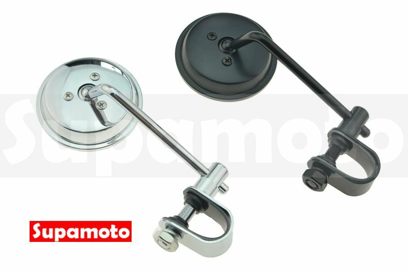 -Supamoto- M95 夾鏡 後照鏡 下移 夾式 後視鏡 CT125 復古 倒裝 裸把 通用 改裝 滑胎 美式