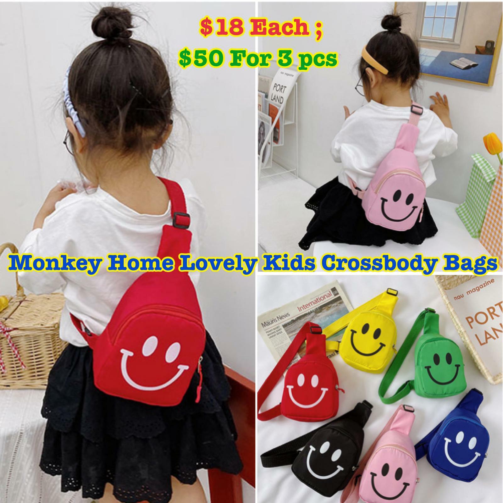 Monkey Home Lovely Kids Crossbody Bags