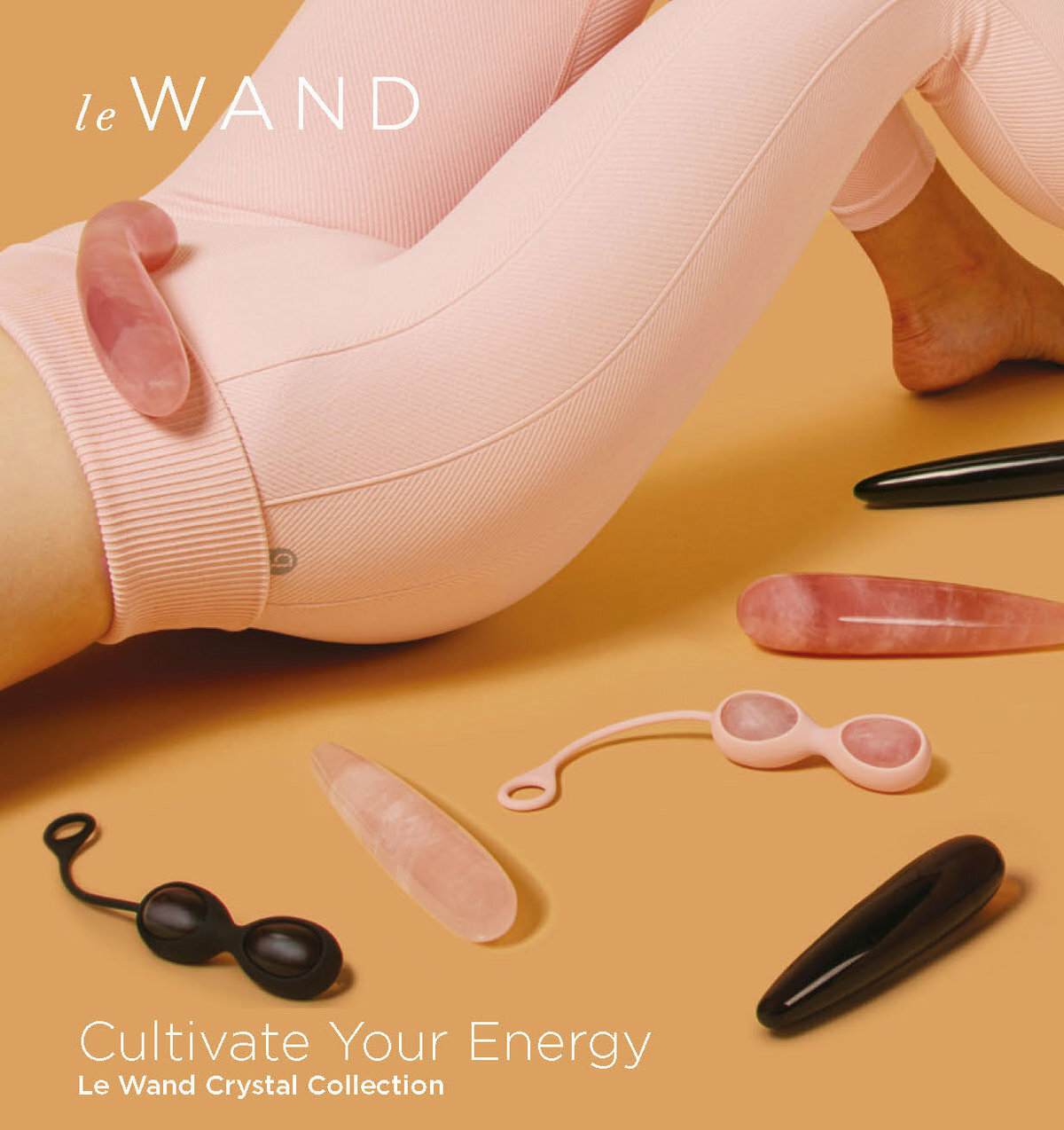 Le Wand 水晶G點仙女棒 玫瑰石英色