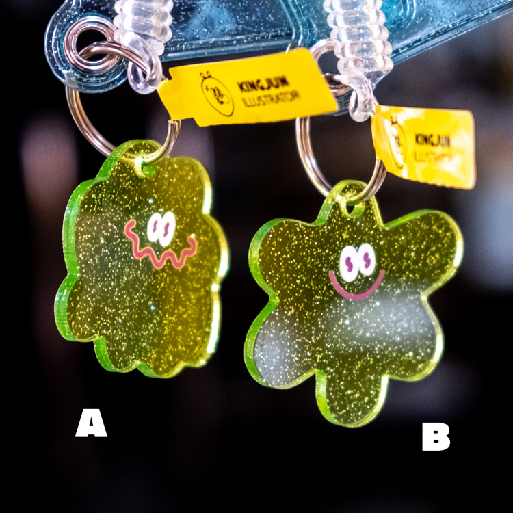 Kingjun｜絕版｜細菌彈簧卡套｜深藍