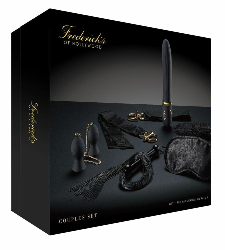 〔美國原裝進口〕Fredericks of Hollywood 情侶套裝 - 黑色