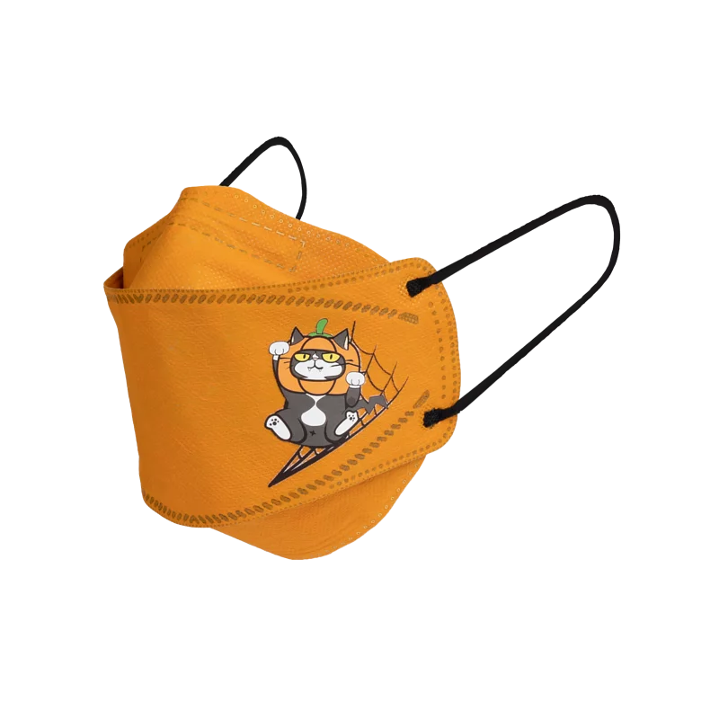 【成人口罩】SAVEWO 3DMASK 萬聖節Halloween限量「南瓜怪小狼」超立體口罩 R size-標準碼 (10片獨立包裝/盒)