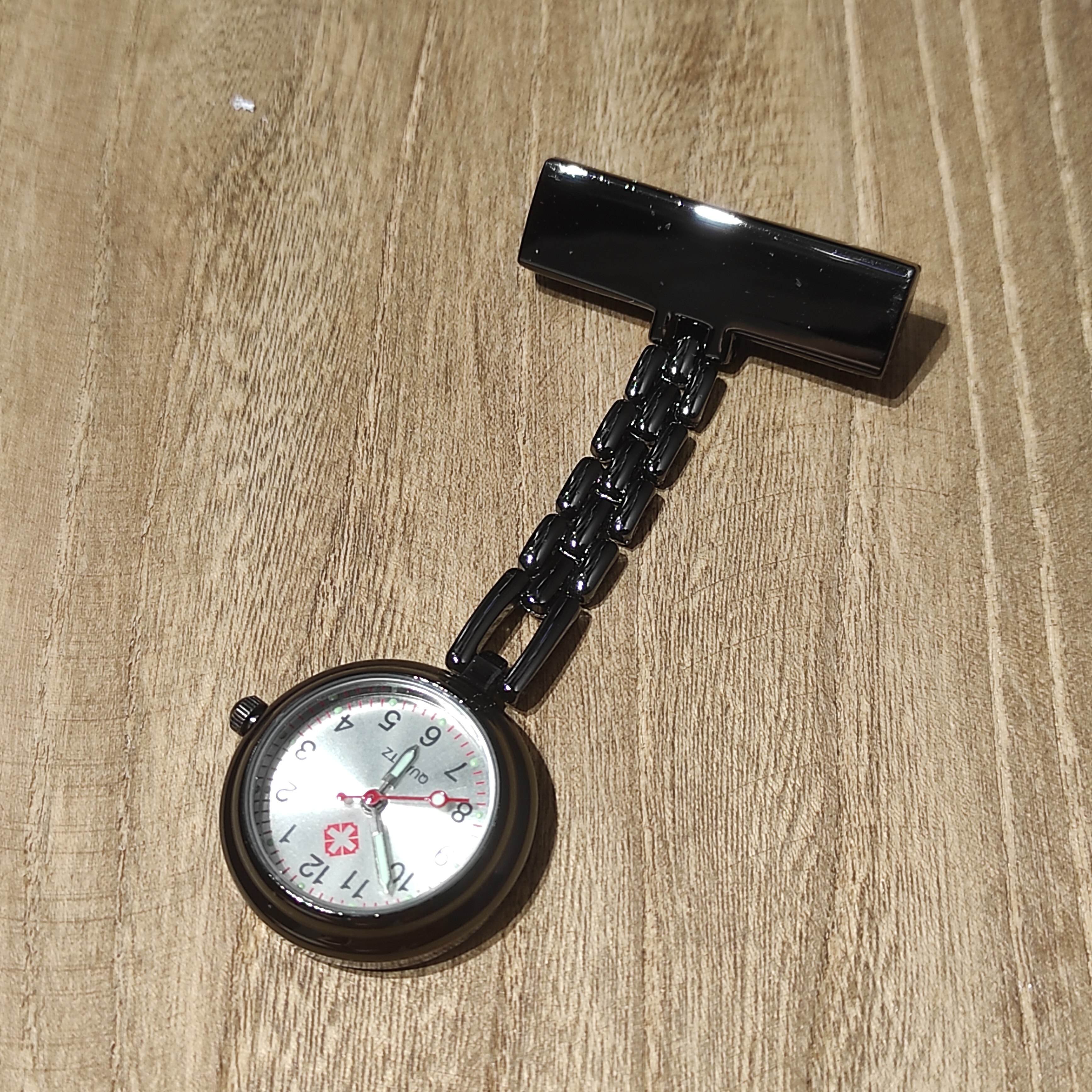 [現貨] 金屬護士錶(亮金/亮銀/亮黑)