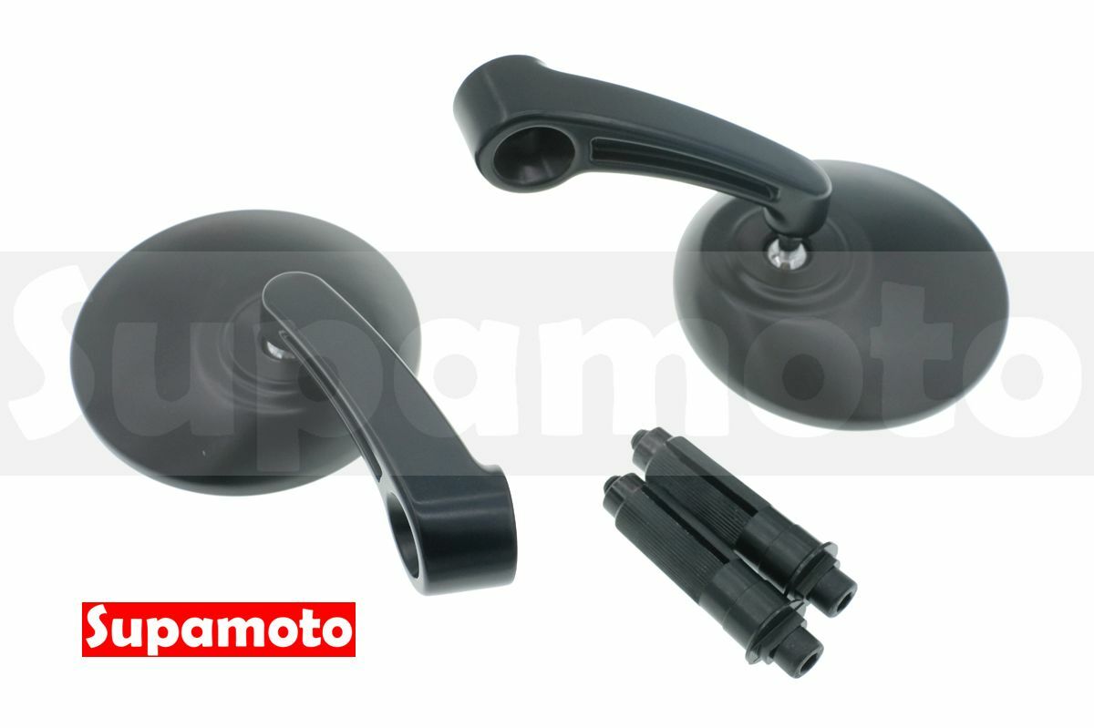 -Supamoto- M153 端子鏡 牛角鏡 車把鏡 後照鏡 CAFE 復古 重機 後視鏡 GOGORO