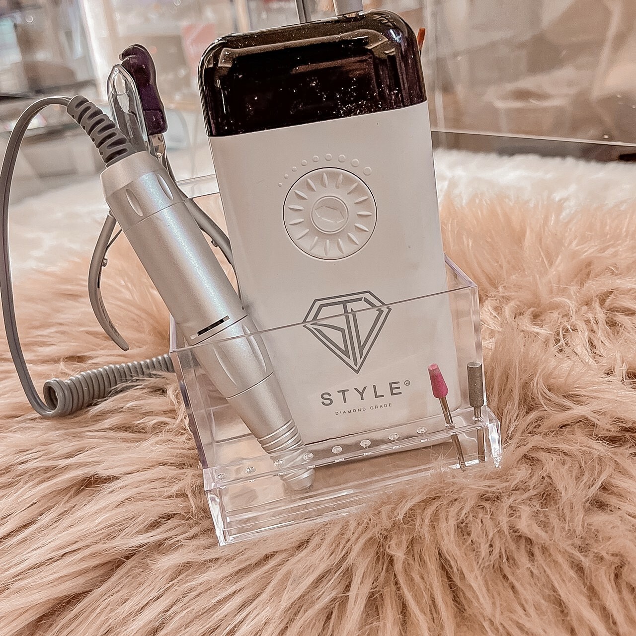 多功能桌上10孔收納盒/磨頭盒