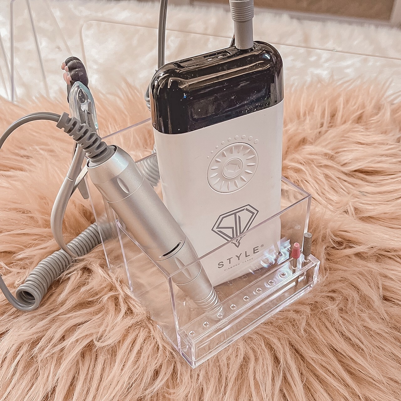 多功能桌上10孔收納盒/磨頭盒