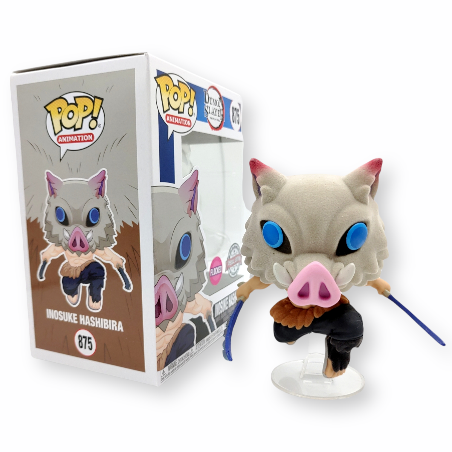 FUNKO POP <鬼滅之刃>嘴平伊之助(毛版)-No.875