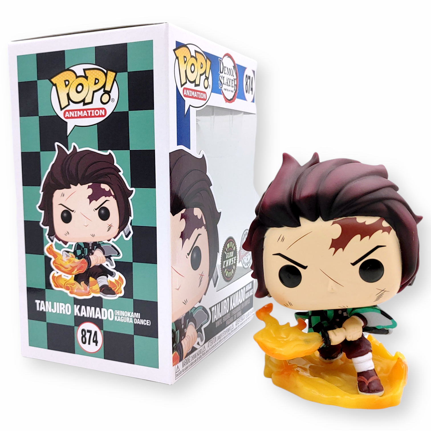 FUNKO POP <鬼滅之刃>竈門炭治郎(火之神神樂)(夜光CHASE)-No.874