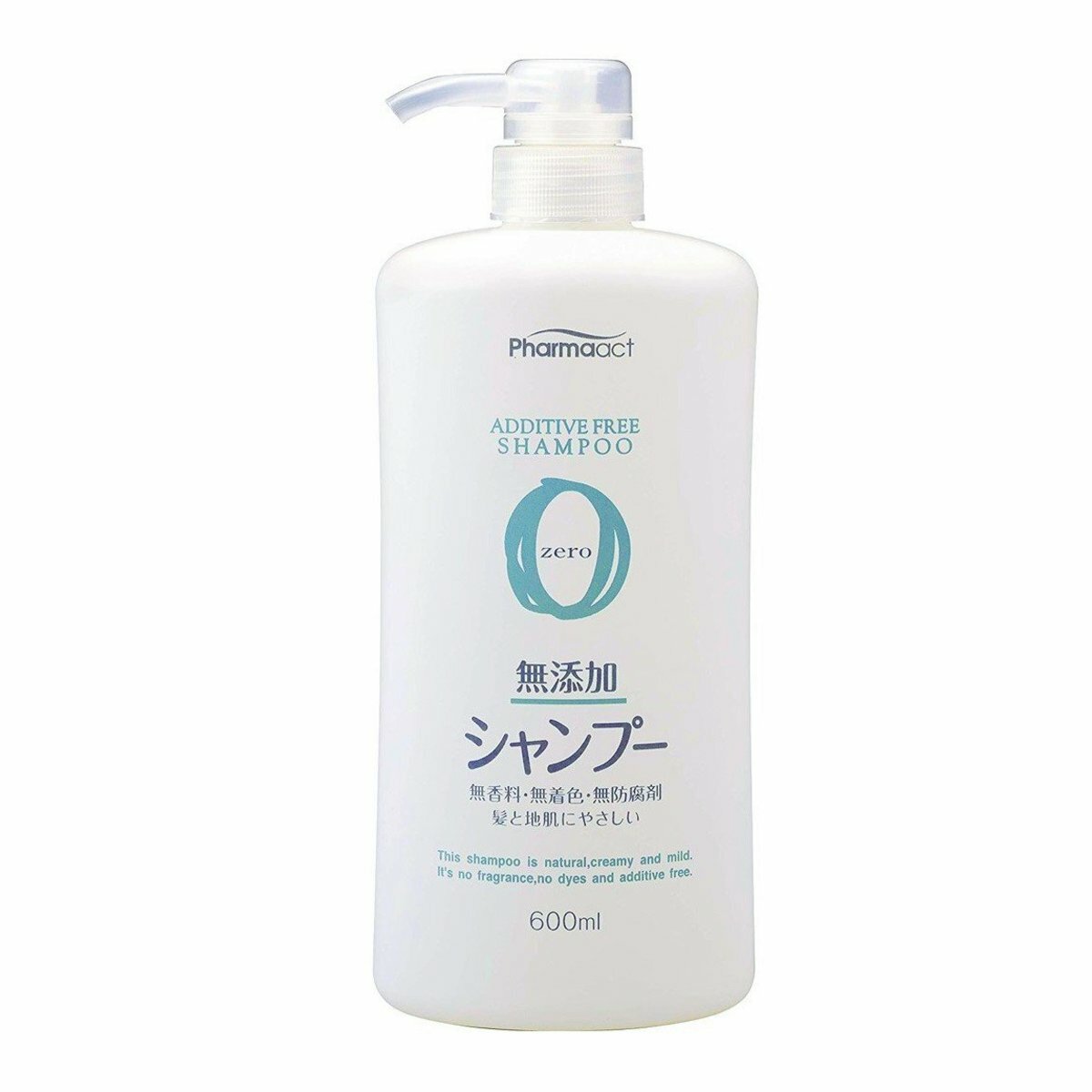 PHARMAACT - 熊野油脂 無添加洗髮露 600ml