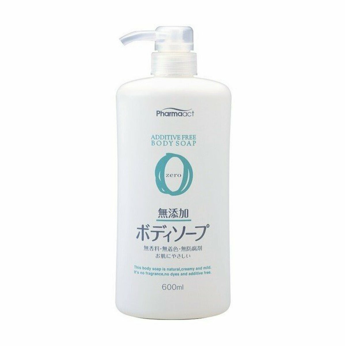 PHARMAACT - 熊野油脂 無添加沐浴露 600ml