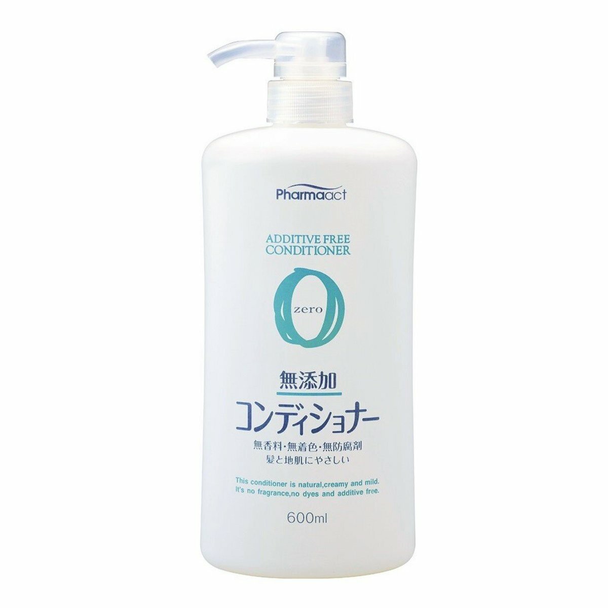 PHARMAACT - 熊野油脂 無添加護髮素 600ml