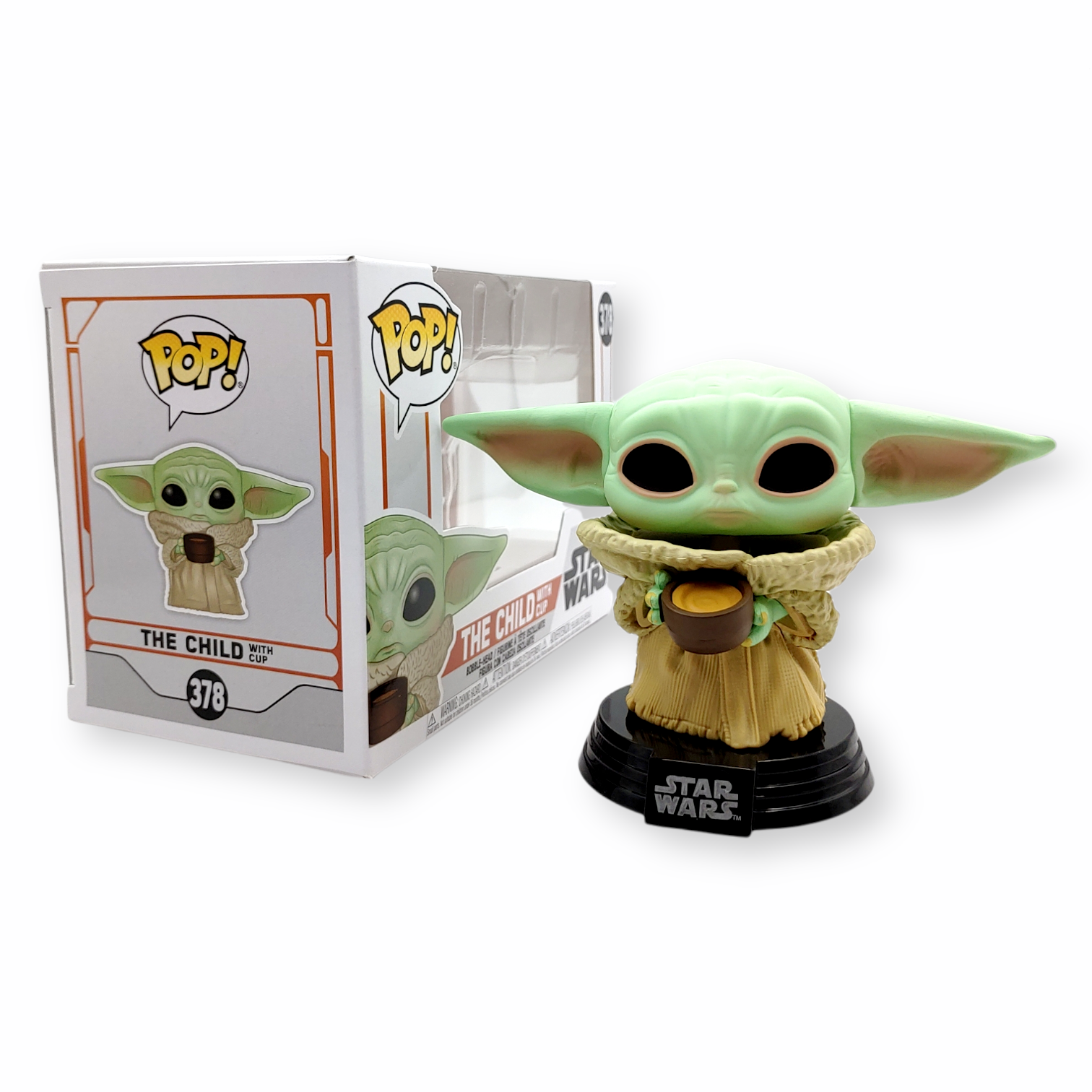 FUNKO POP<星球大戰-曼達洛人>尤達BB(抱杯)-NO.378