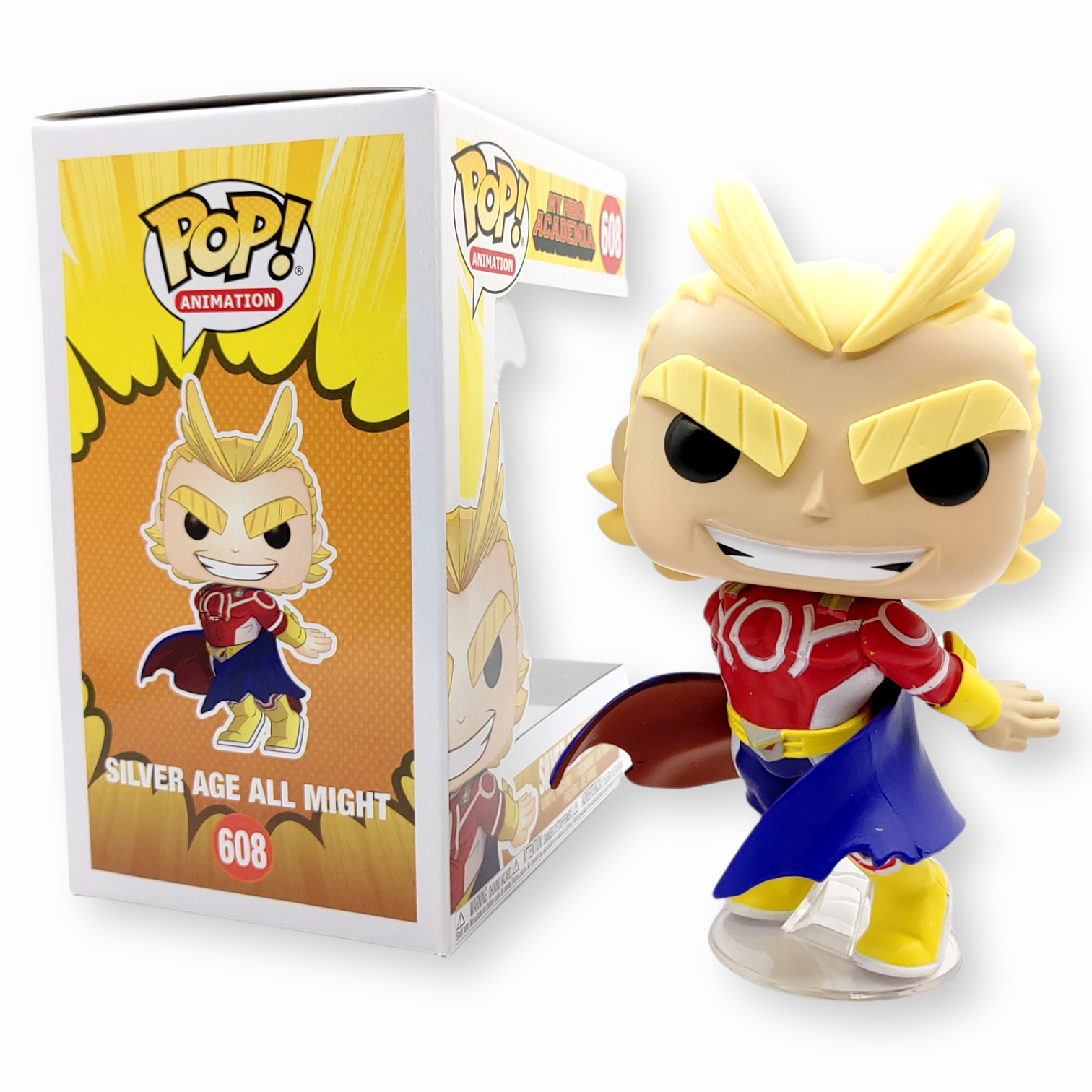 FUNKO POP <我的英雄學園>All might(白銀)-No.608