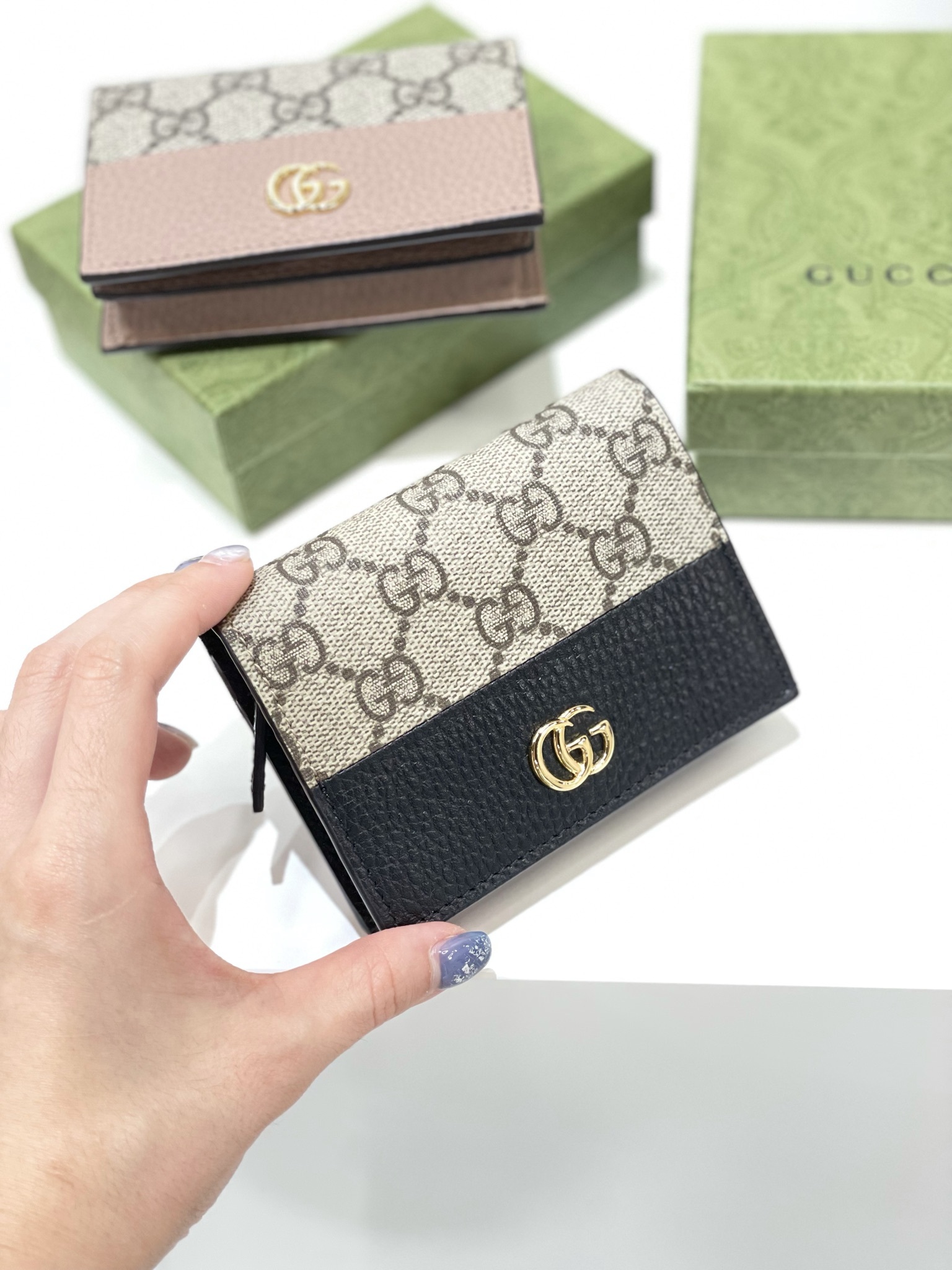GUCCI GG Marmont Card Case Wallet
