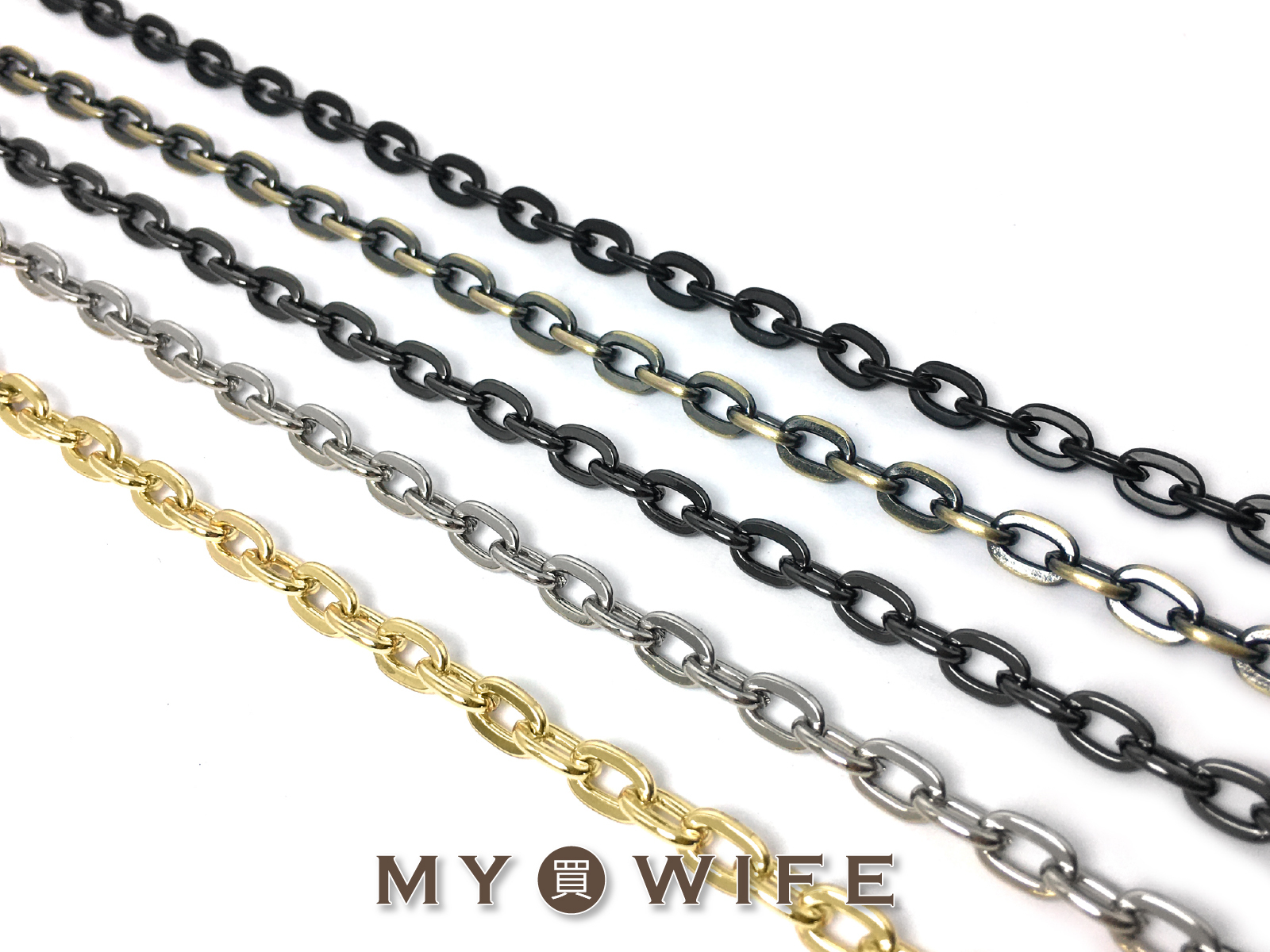 5x8mm金屬鍊條#17_5色【TM1.3BO5x8】