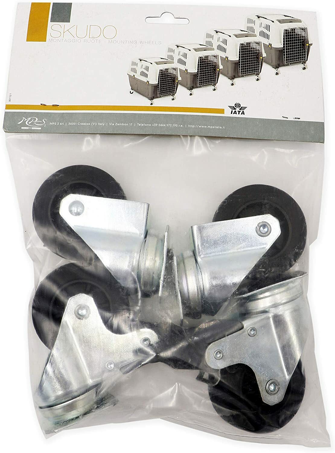 Wheels for SKUDO transport boxes and SKUDO CAR boxes