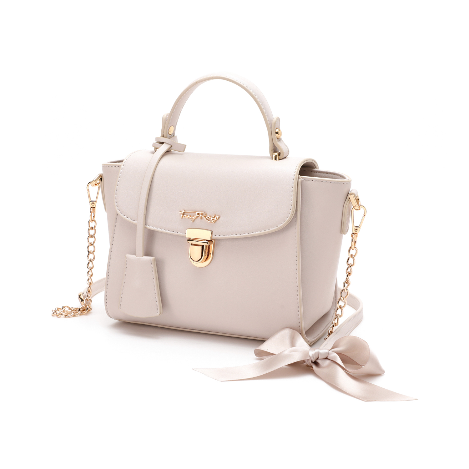 Fancy Bow Bow Top Handle Shoulder Bag