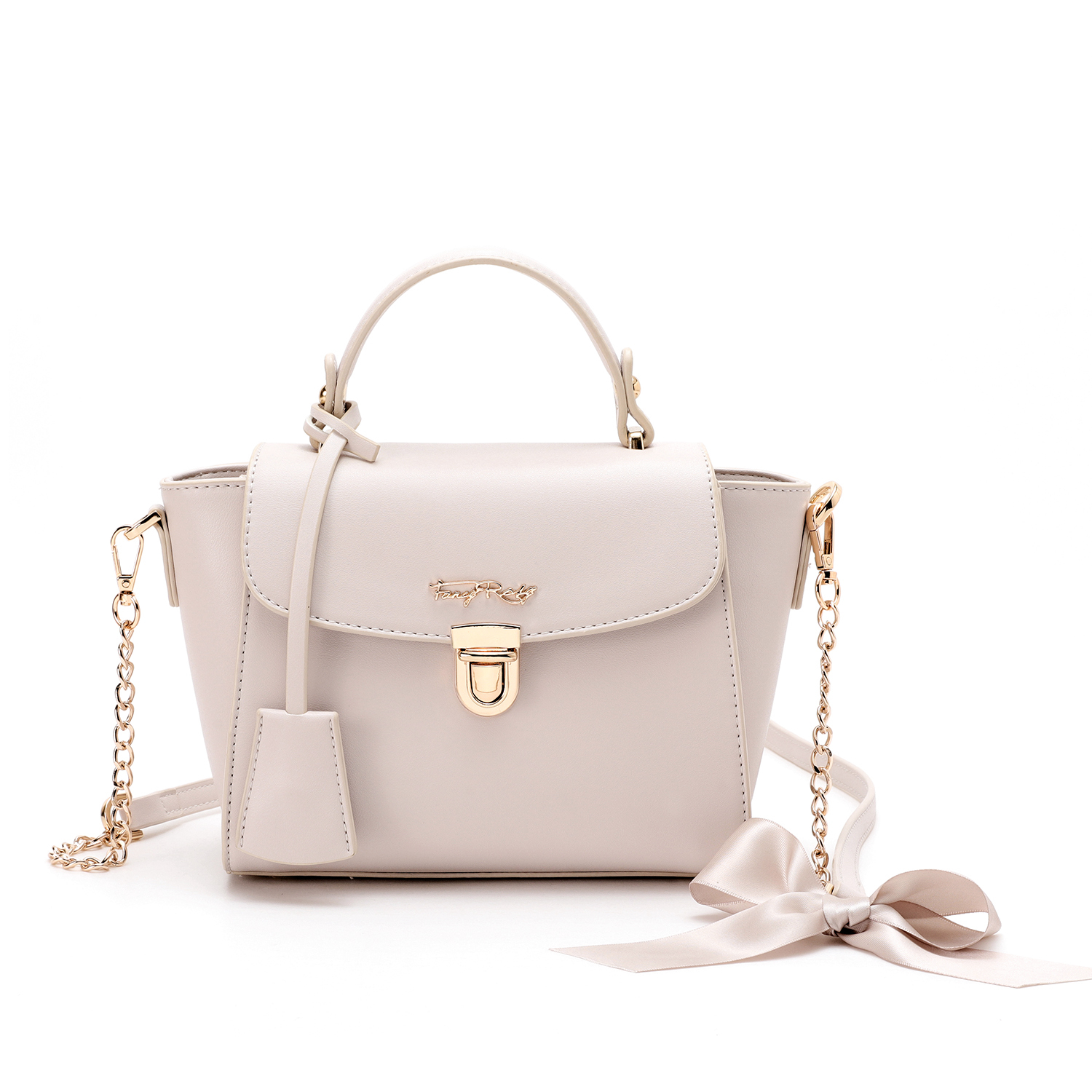 Fancy Bow Bow Top Handle Shoulder Bag
