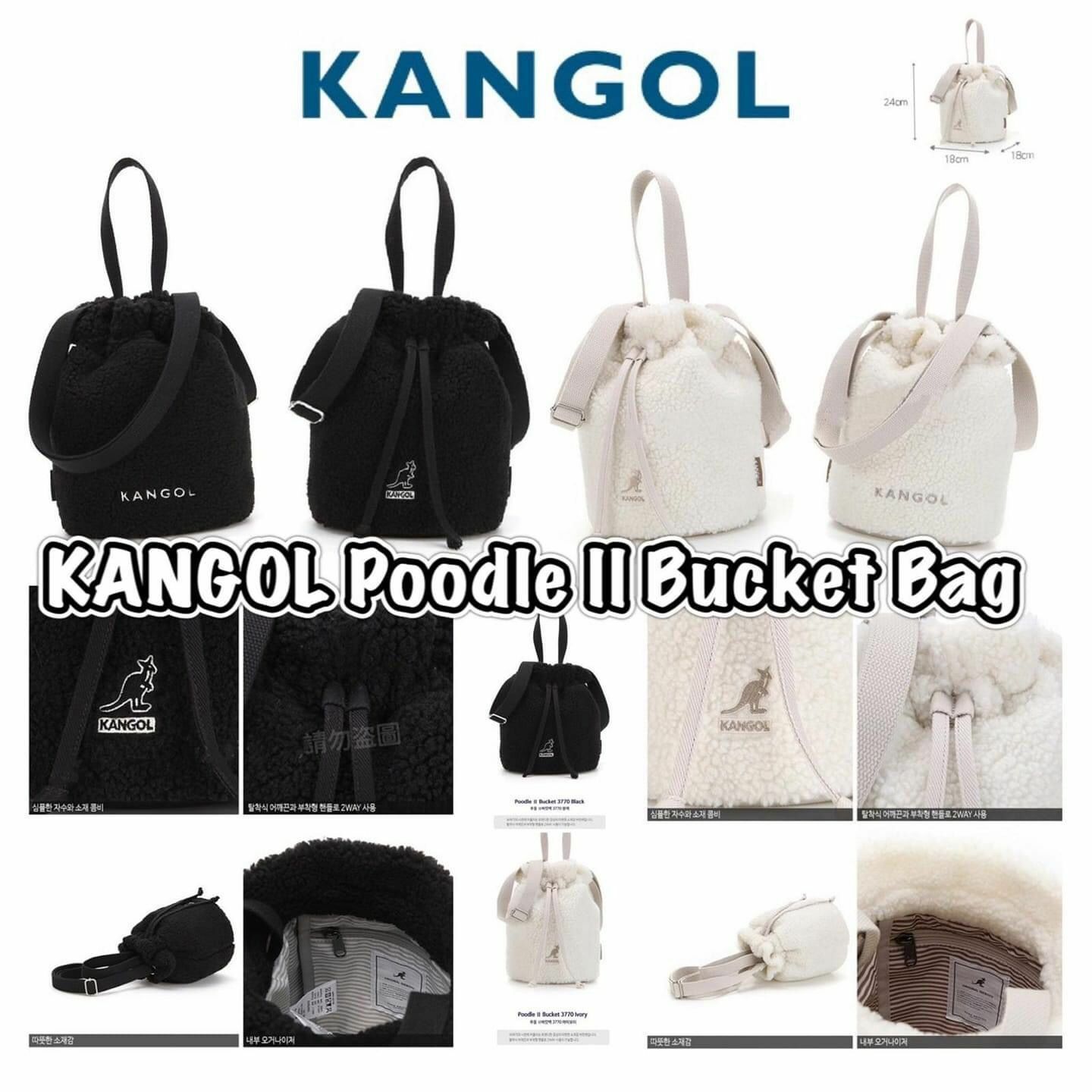 Kangol poodle 2025 bucket bag