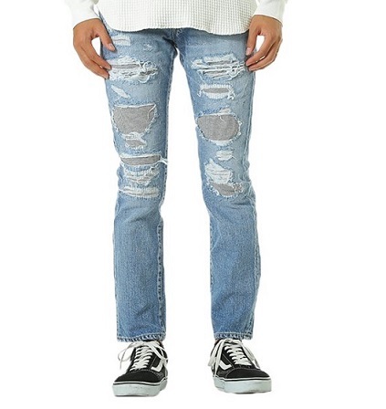 DESCENDANT DIN 4 HARD DAMAGED SLIM FIT JEANS - IN STOCK NOW (現貨發售中)
