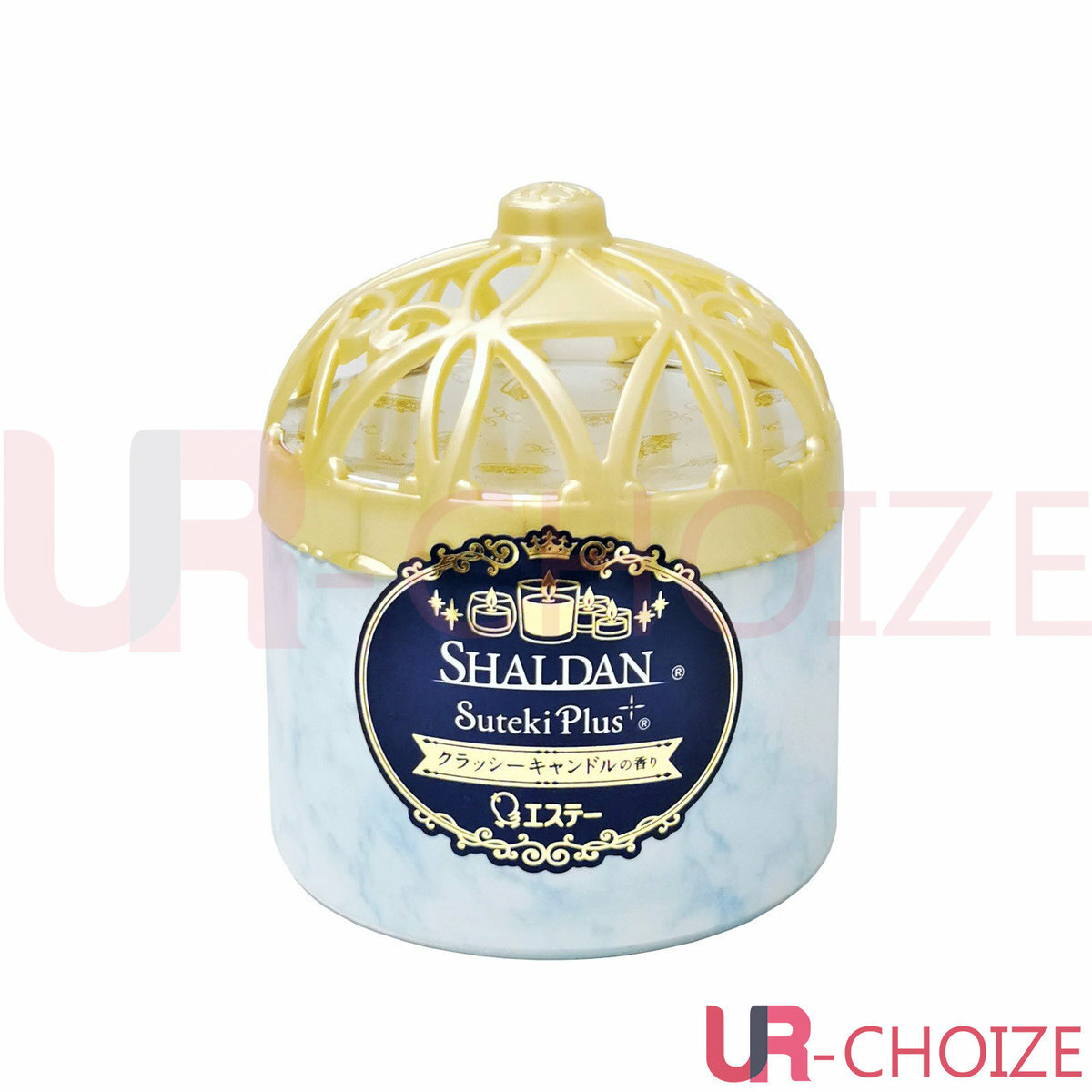 雞仔牌 - Shaldan Suteki Plus 室內消臭芳香凝膠(香薰蠟燭/藍色) 260g