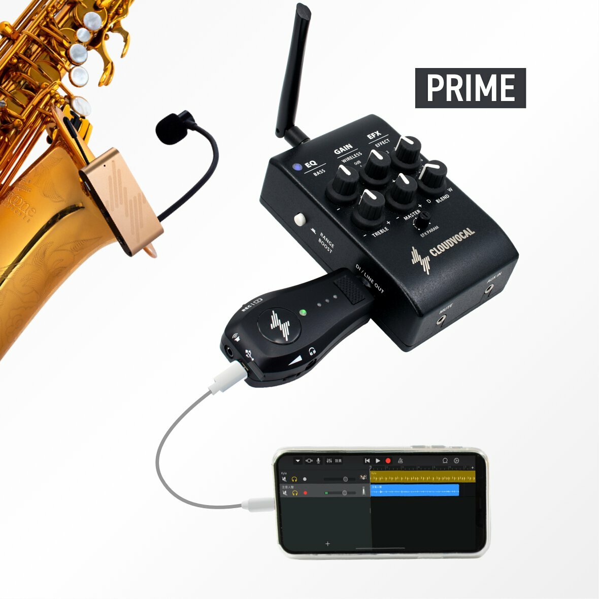 雲聲 Cloud Vocal AR1 錄易棒- 擴充錄音配件（適用各種 iOS 裝置） 第 2 張圖片｜三峽錄音 / 音響