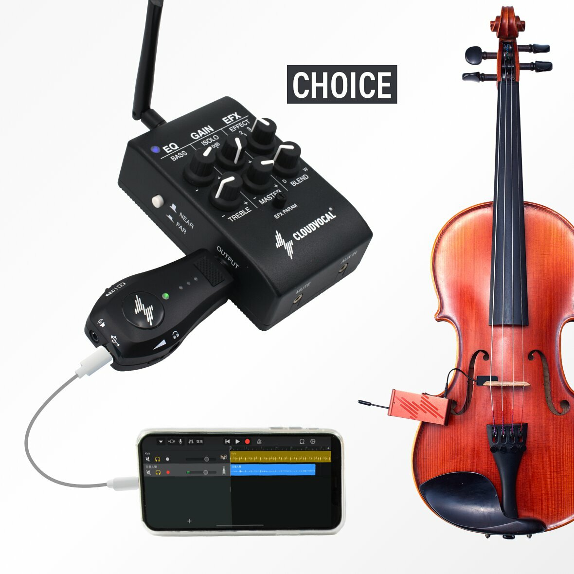 雲聲 Cloud Vocal AR1 錄易棒- 擴充錄音配件（適用各種 iOS 裝置） 第 4 張圖片｜三峽錄音 / 音響