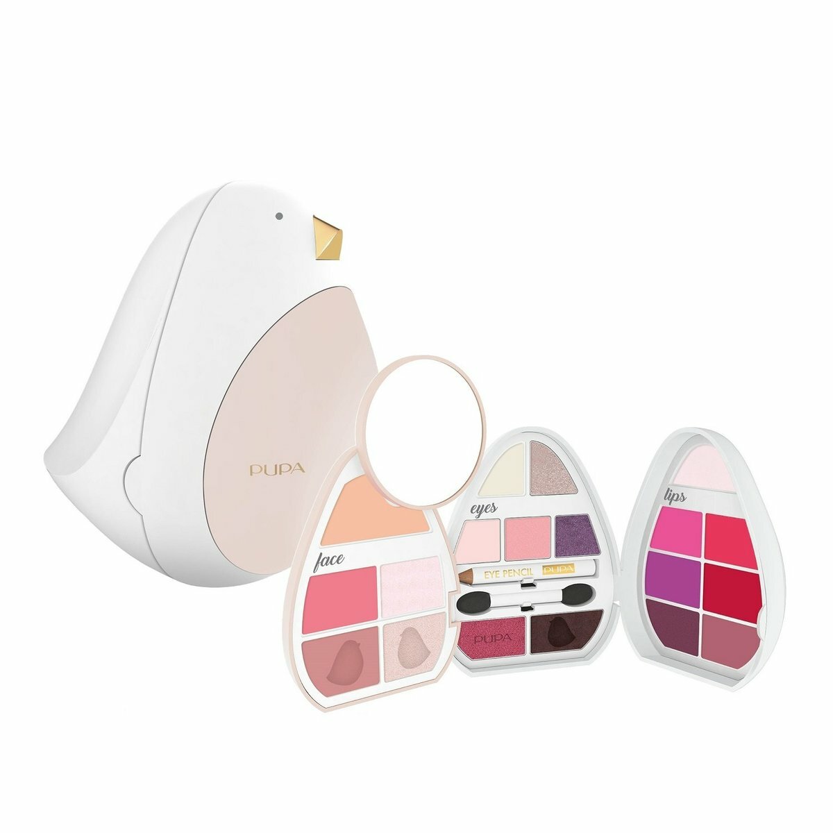 Pupa - 愛情鳥彩妝盒 #Bird 4 (白色) 28.7g