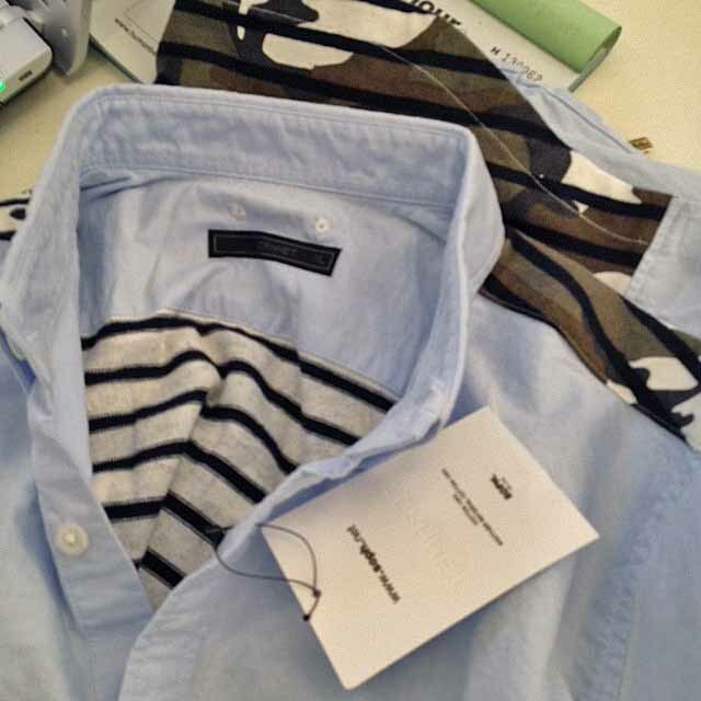 SOPHNET BACK CAMO PANEL SHIRT SS ((S+)) *新品 (未使用) - IN STOCK NOW (現貨發售中)