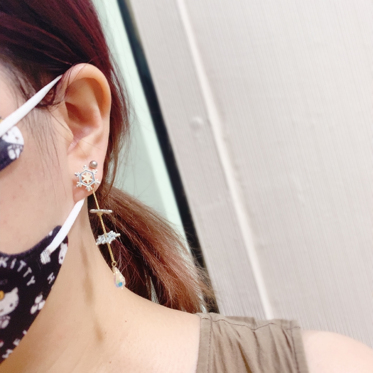 Palnart Poc 暴風中的雪花耳環