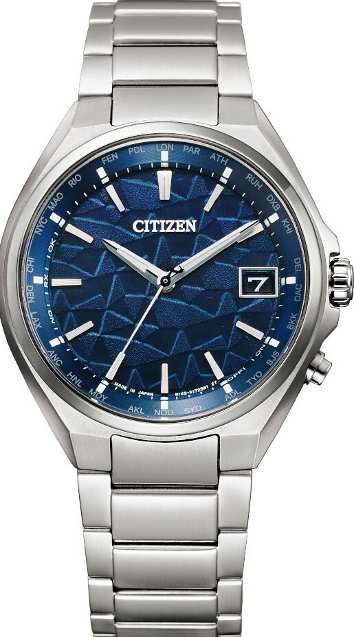 萬年鐘錶 - Citizen 星辰錶   限量日本藍鈦金屬光動能電波萬年曆男錶 CB1120-68L 錶徑38MM