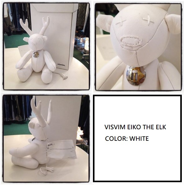 VISVIM EIKO THE ELK (鹿) - WHITE IN STOCK NOW (現貨發售中)