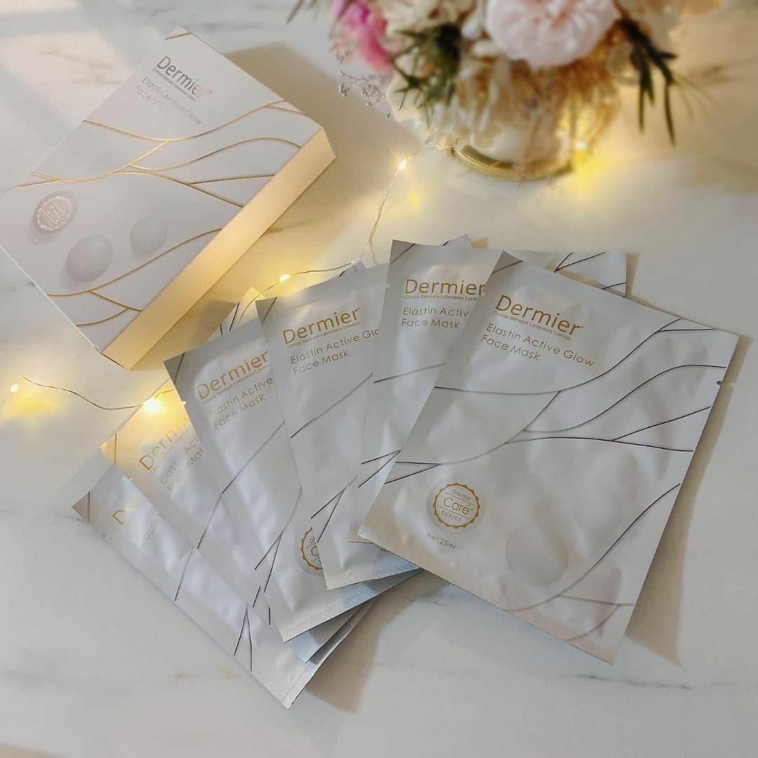 Dermier 彈力蛋白肌面膜 (1盒6片)D016 (7-10日寄出)