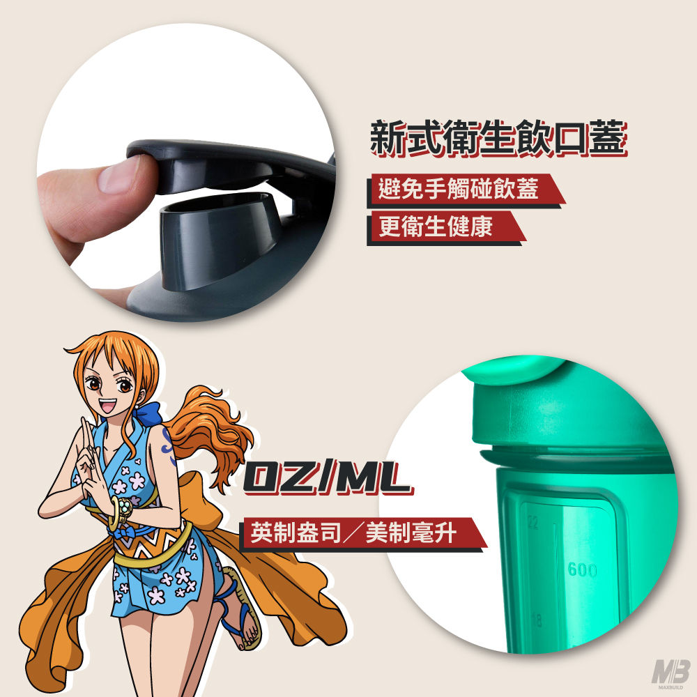 【ブレンダーボトル】ワンピース クラシック V2 クラシック 漏れ防止シェイカーボトル 28oz/828ml - 水筒・タンブラー・ピッチャー - プラスチック