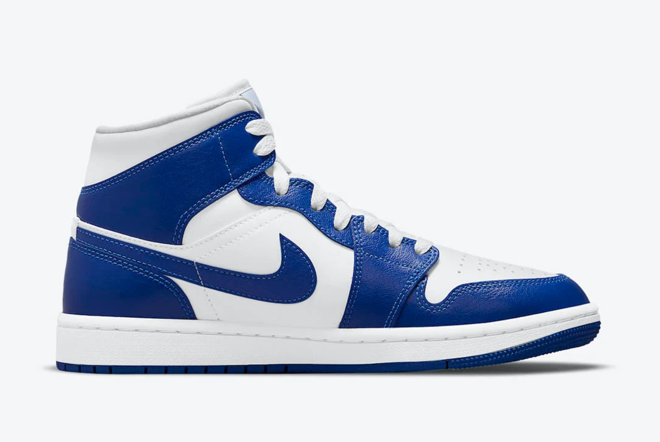 Air Jordan 1 Mid Kentucky Blue (W) BQ6472-104