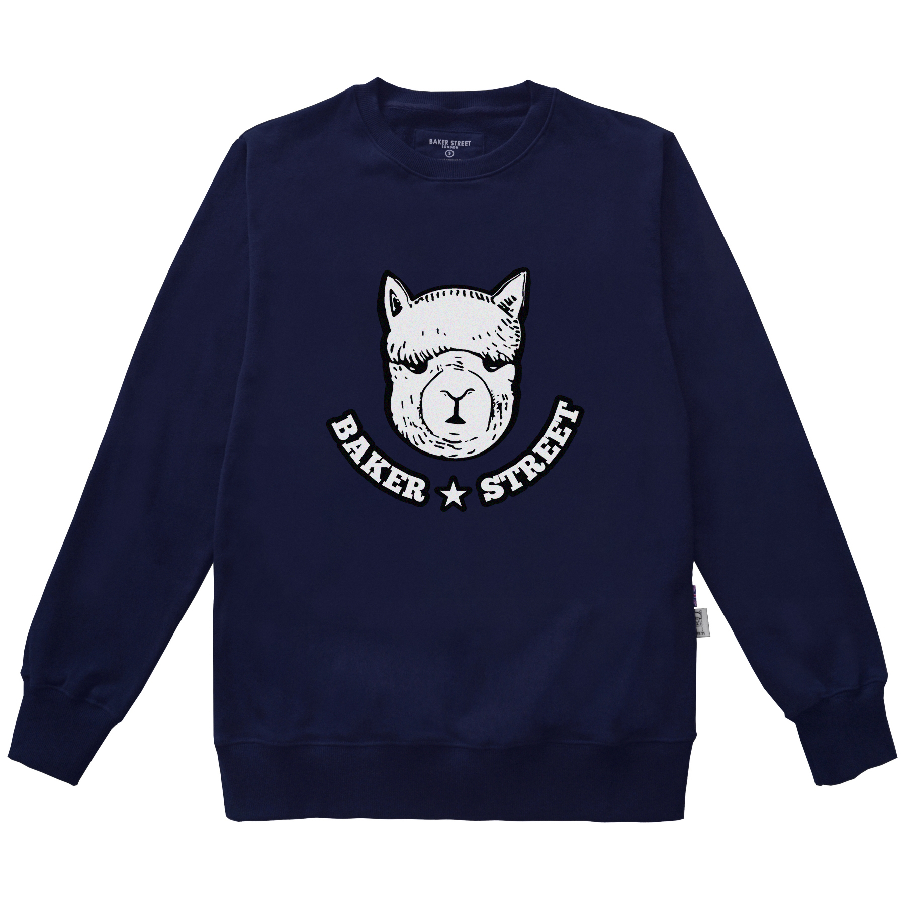 BKSTalpaca 羊駝星星 高磅數長袖圓T