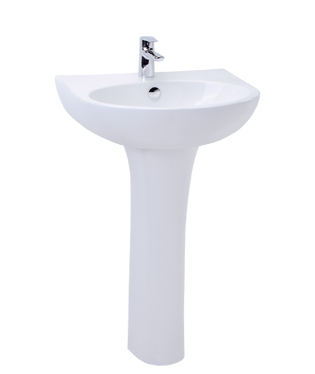 凱撒 面盆配長瓷腳組 L2152S / P2445 / B380C