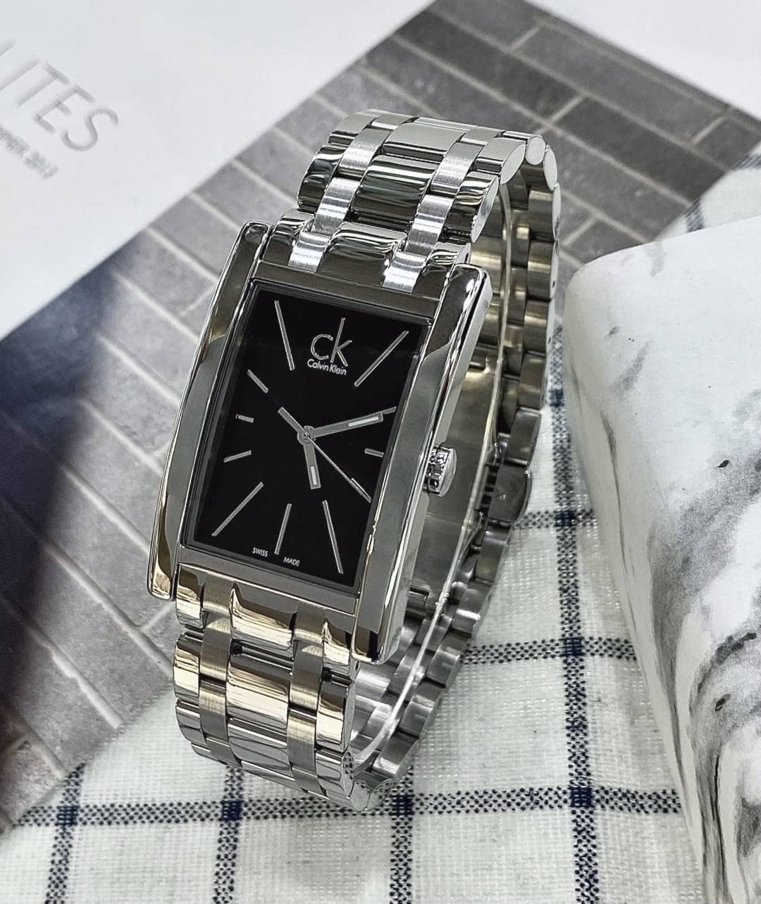 【CALVIN KLEIN】 Refine系列 雋永方形中性腕錶  K4P21141 30mm 現代鐘錶