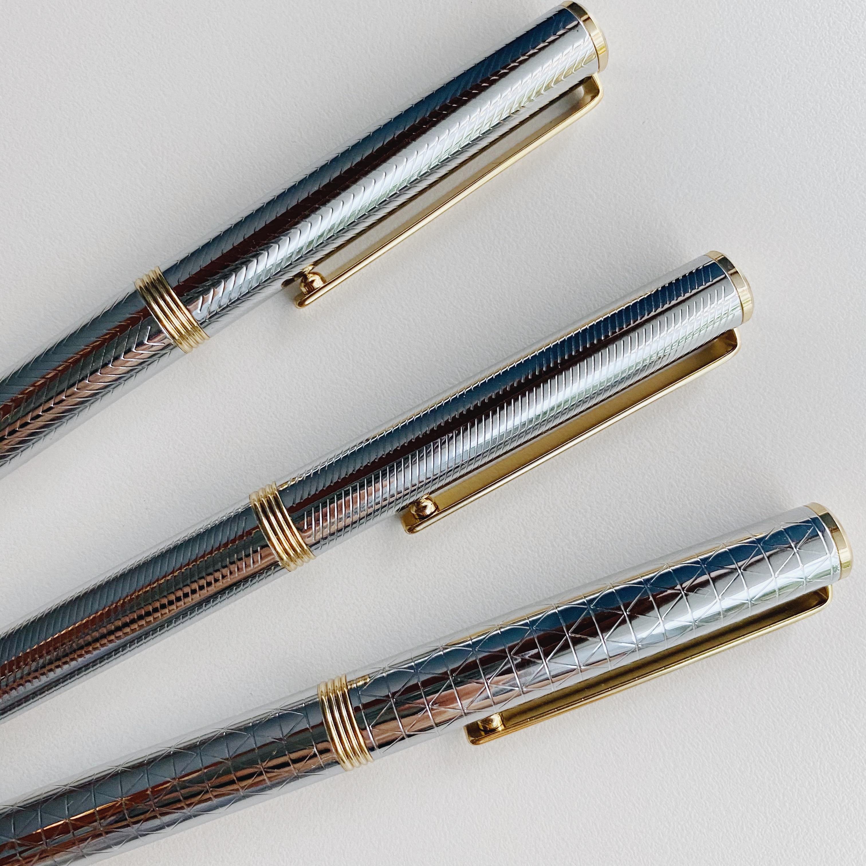 台灣 林氏筆業 老派鋼筆 銀色桿