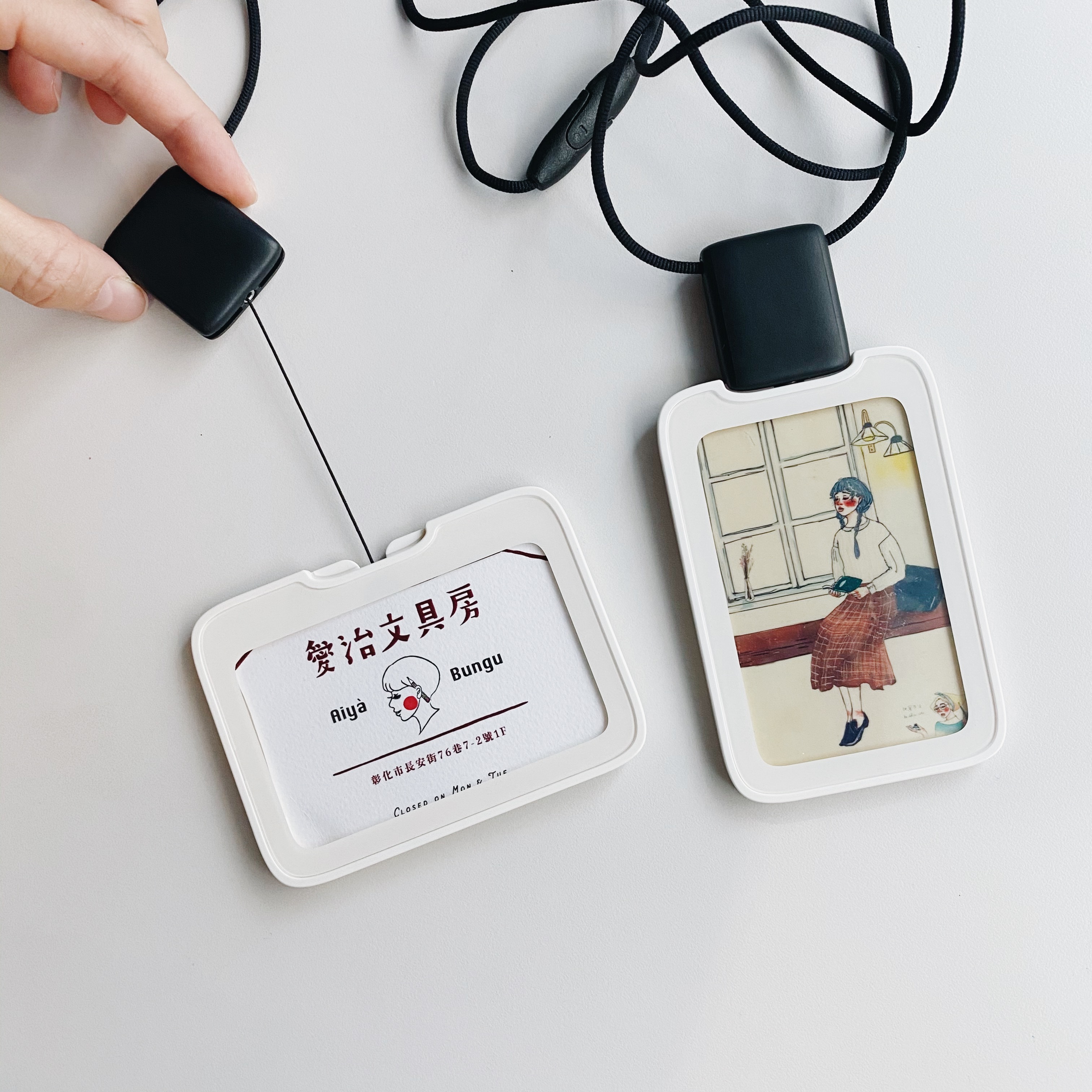 KOKUYO trystrams 橫式證件套 證件吊牌 識別證 名片夾