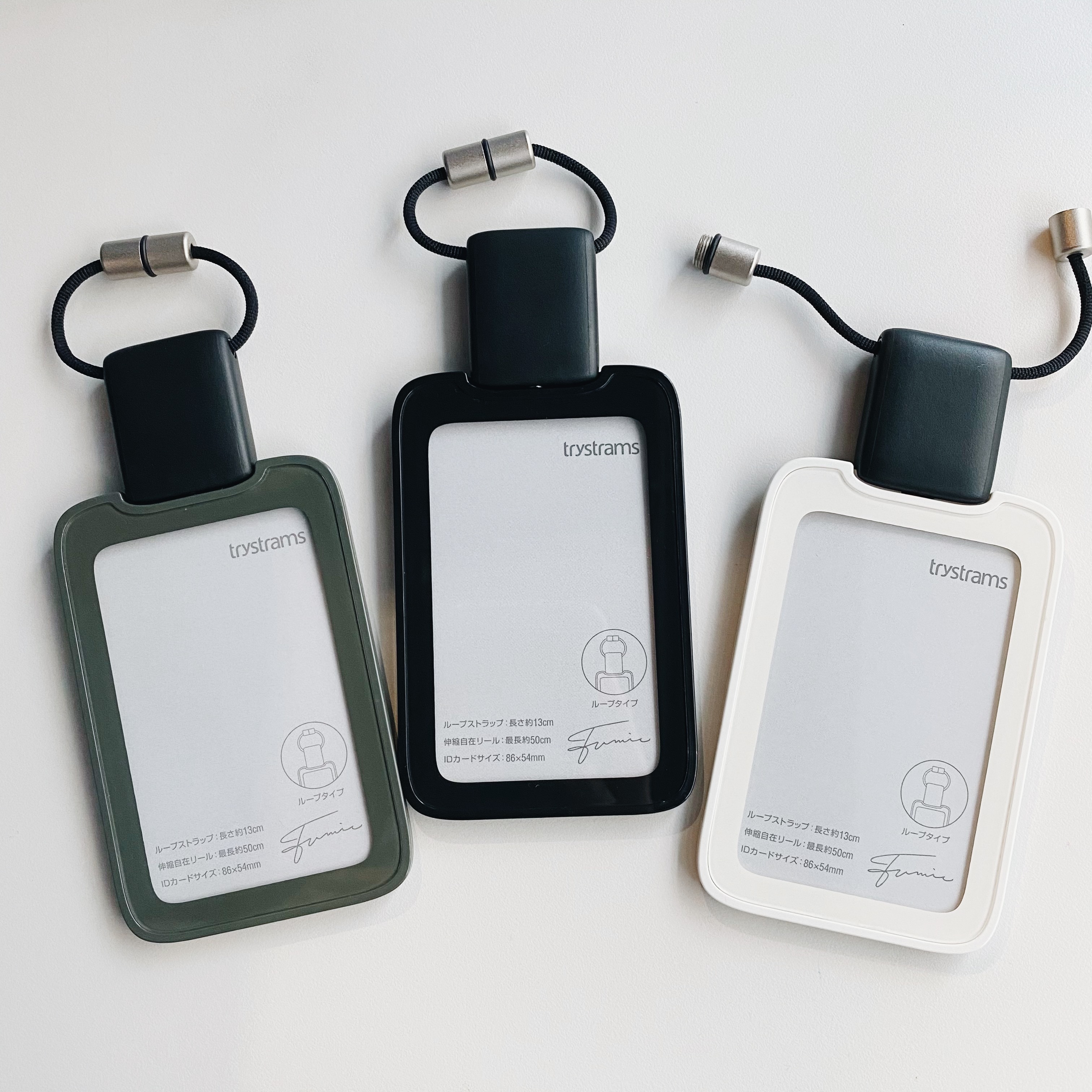 KOKUYO trystrams 攜帶型直式證件套 證件吊牌 識別證 名片夾