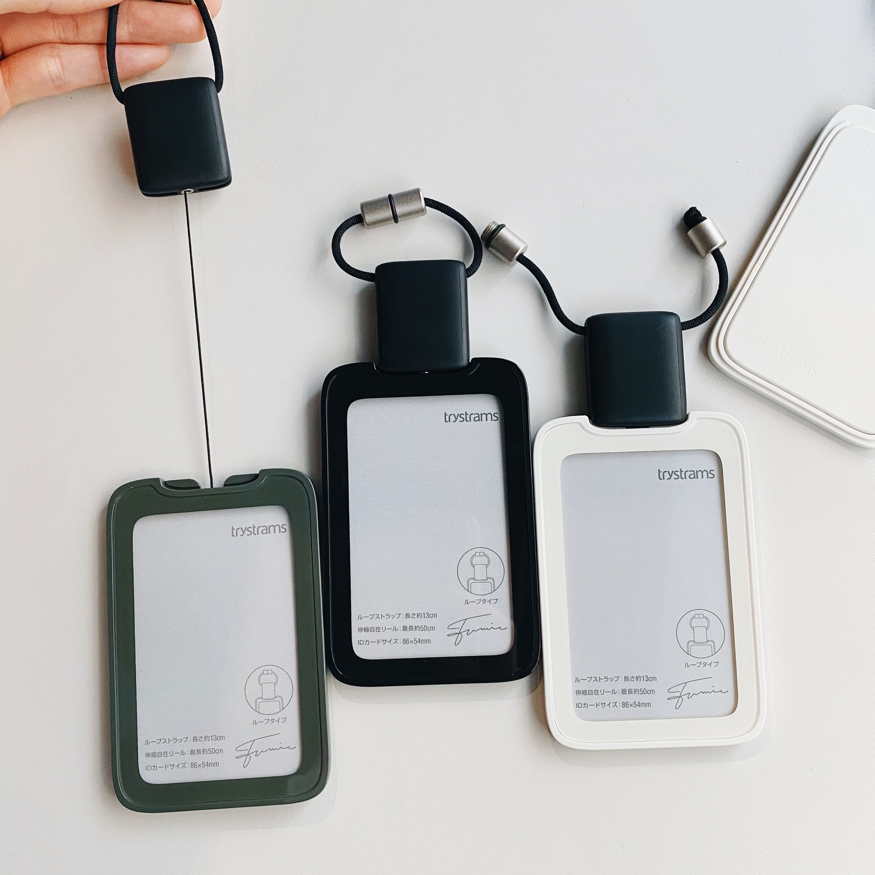 KOKUYO trystrams 攜帶型直式證件套 證件吊牌 識別證 名片夾