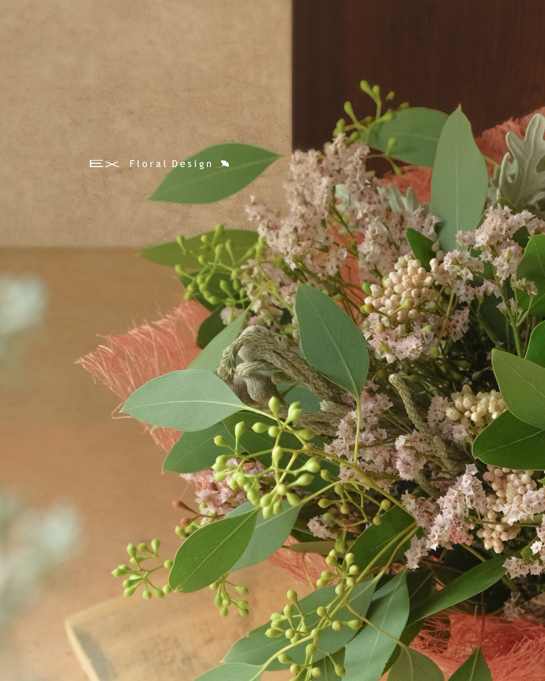 手綁花束 聖誕風格   授課日期 : 12/1 12/4