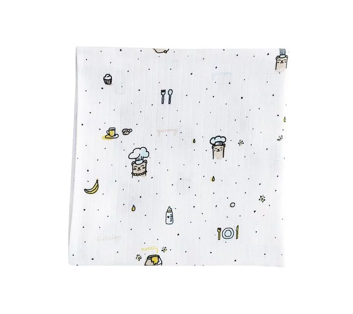 波蘭Lullalove 竹纖維紗布口水方巾