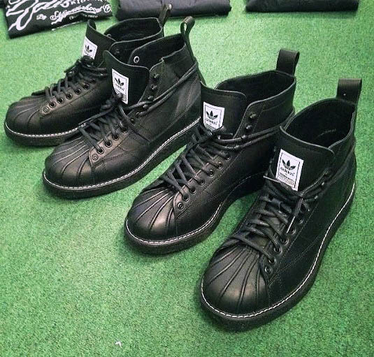 NEIGHBORHOOD x ADIDAS ORIGINALS NH SHELLTOE BOOTS - BLACK US 9.5 IN STOCK NOW (現貨發售中)